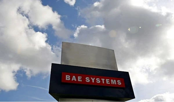 A sign for defense company BAE Systems in Warton, northwest England in an undated photo (AFP)