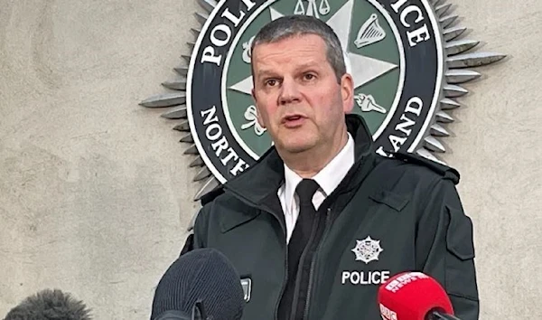 Assistant Chief Constable Chris Todd speaking at a news conference on August 9, 2023. (AP)