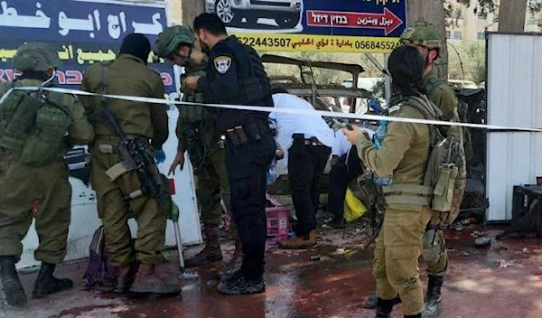 Two Israeli settlers were killed moments ago in a shooting operation near Hawara, Occupied West Bank. (Social media)