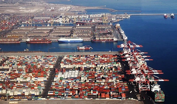 The Shahid Rajaee port facility near the Iranian coastal city of Bandar Abbas. (Iran Ports and Maritime Organization)