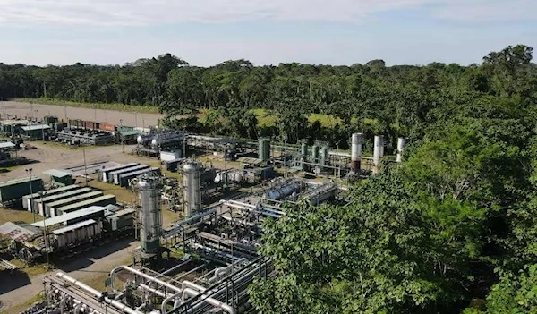 A Petroecuador oil processing centre in Yasuní national park. Photograph: Rodrigo Buendía. (AFP via Getty Images)