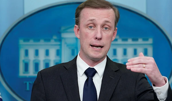 White House national security adviser Jake Sullivan speaks during the daily briefing at the White House in Washington, Dec. 12, 2022. (AP)