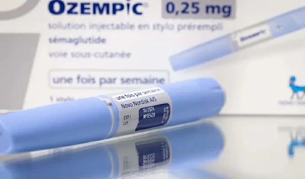 The anti-diabetic medication Ozempic (semaglutide) made by Danish pharmaceutical company Novo Nordisk. (AFP)