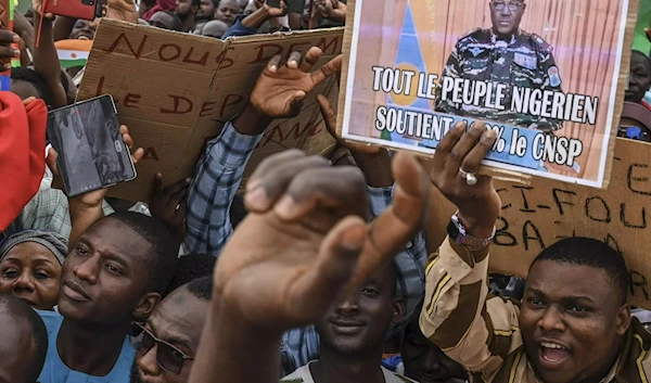 Saturday's rally in support of the coup leaders was the latest in a series. (AFP)