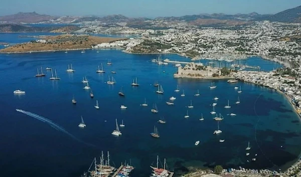 The coastal resort town of Bodrum, on June 17, 2021 in Turkey (AFP)