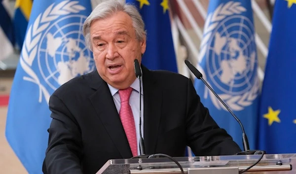 Antonio Guterres said in a speech to the European Parliament. [Copyright: European Union]