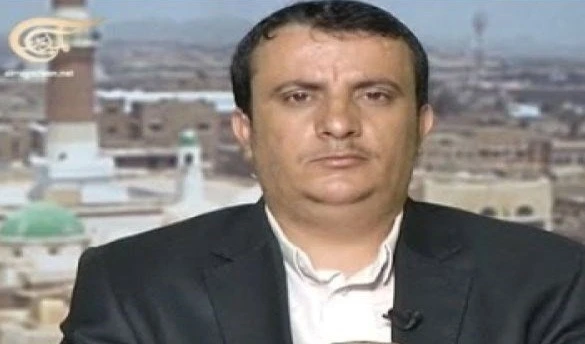 Member of the Political Bureau of Ansar Allah, Ali Al-Qahoum, speaks to Al Mayadeen on August 9, 2023. (Al Mayadeen)