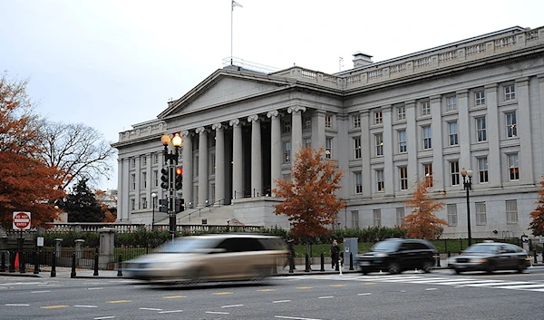 US Treasury Building in Washington, DC on November 15, 2011. (AFP)