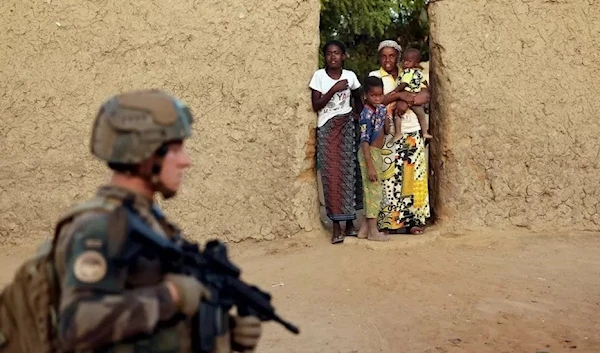 A French soldier on patrol in Gao, Mali, in January 2022. (AFP)