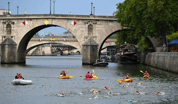 The Seine in Paris which hosts Olympic events will close due to high levels of pollution. AFP