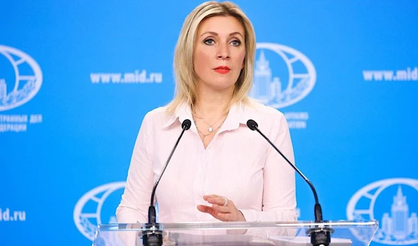 Spokeswoman Maria Zakharova pictured on August 2, 2023. (MFA Russia)