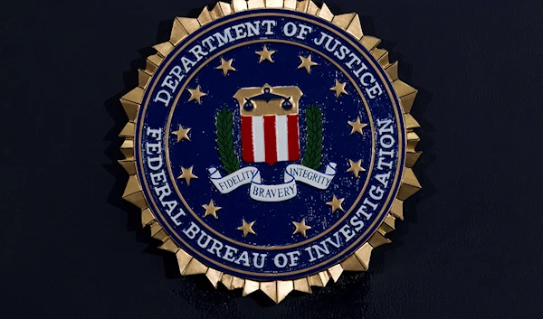 This Thursday, June 14, 2018, file photo, shows the FBI seal at a news conference at FBI headquarters in Washington. (AP)