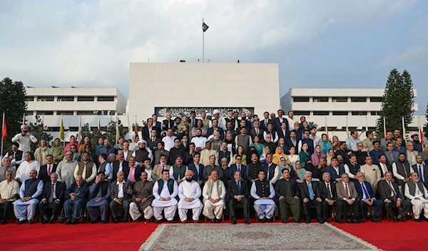 Pakistan's President officially disbands parliament.