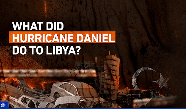 What did Hurricane Daniel do to Libya?