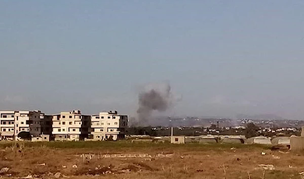 Israeli strikes killed two Syrian soldiers and wounded several others in Tartus, Syria, on September 13, 2023. (Twitter)