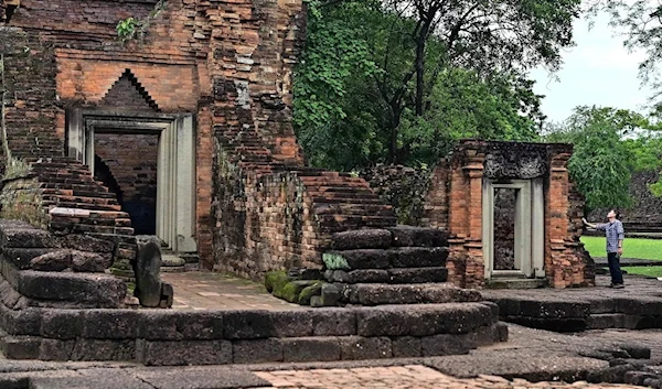 The Si Thep complex includes the ruins of a vast city that included a Buddhist shrine and was remodeled during the Khmer era -undated- (AFP)