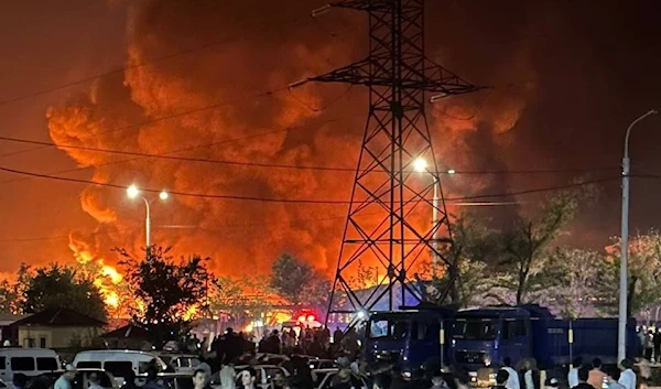 A huge explosion in Tashkent, the capital of Uzbekistan. (Social media)