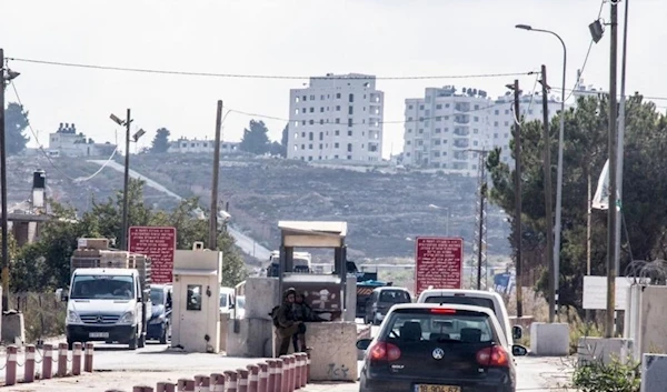 The Beit El settlement checkpoint. (Archive)