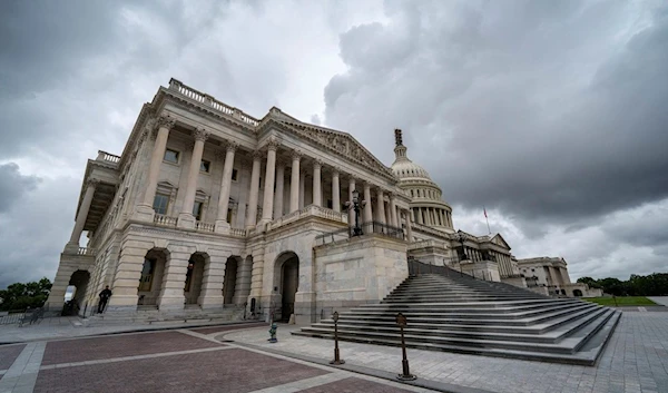 House of Representatives, foreground, side of the U.S. Capitol in Washington, Sunday, Sept. 24, 2023 (AP)