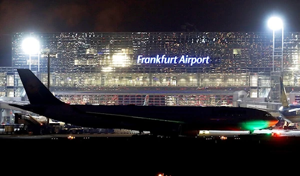 A Lufthansa aircraft stands at the airport in Frankfurt, Germany, Thursday, Nov. 7, 2019. The flight attendants' union Ufo is on strike at Lufthansa for 48 hours. (AP)