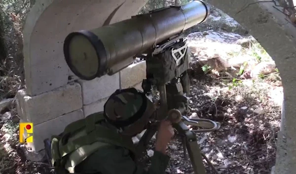 A Lebanese Resistance fighter seen firing a Kornet ATGM. (Hezbollah Military Media)