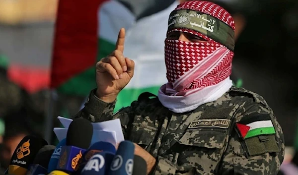 Abu Ubaida, spokesman for the Izz al-Din al-Qassam Brigades, the military wing of Hamas (archive)