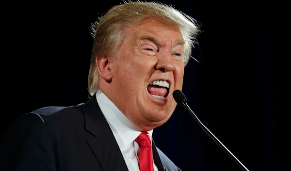 Republican presidential candidate Donald Trump speaks at the National Federation of Republican Assemblies on Saturday, Aug. 29, 2015, in Nashville, Tenn. (AP)