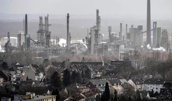 Germany's second largest refinery of BP in Gelsenkirchen, western Germany, on Jan. 30, 2023. (AP)