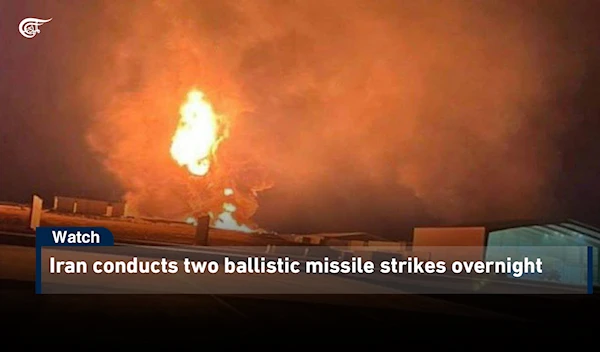 Iran conducts two ballistic missile strikes overnight