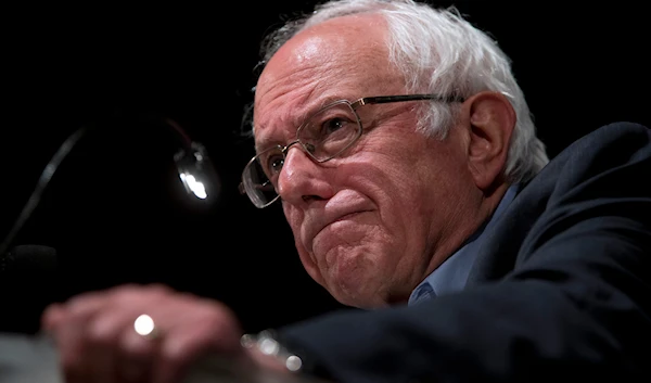 Democratic presidential candidate, Sen. Bernie Sanders, I-Vt., speaks at a campaign event, Saturday, April 9, 2016. (AP)