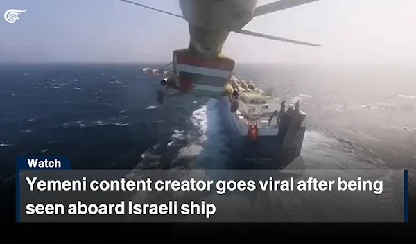 Yemeni content creator goes viral after being seen aboard Israeli ship