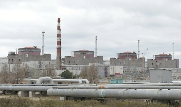 The Zaporizhzhia nuclear power plant in Ukraine, March 29, 2023 (AP)