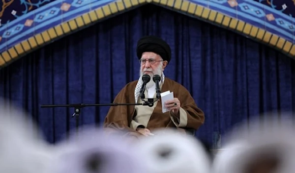 Seyyed Ali Khamenei, leader of the Islamic Revolution, January 16, Iran. (Fares News Agency)