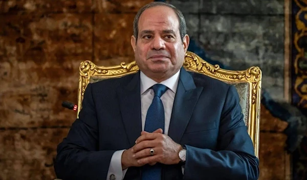 Egypt’s President Abdel Fattah al-Sisi in Cario on October 18, 2023. (AFP)