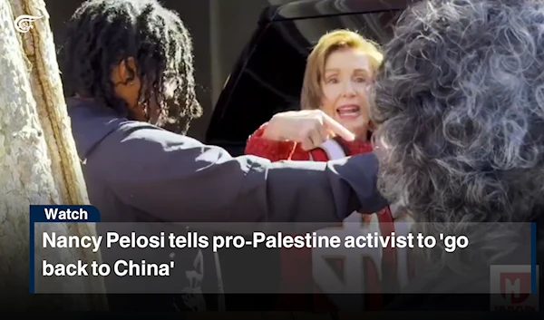 Nancy Pelosi tells pro-Palestine activist to 'go back to China'