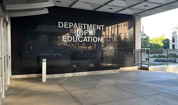 The headquarters of the Ohio Department of Education in downtown Columbus, Ohio, is pictured on Wednesday, Oct. 4, 2023 (AP)