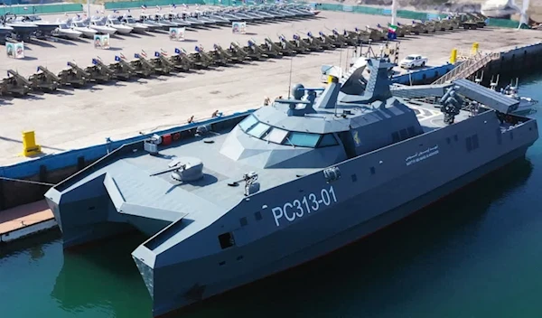 IRGC reveals Abu Mahdi al-Muhandis stealth corvette in ceremony