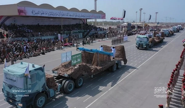 Yemeni anti-ship missiles shown during the Military Parade 'The Promise of the Hereafter', September 2022 (Yemeni Defense Ministry)