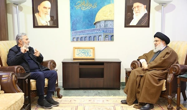 Hezbollah chief receives PIJ leader to discuss Gaza developments