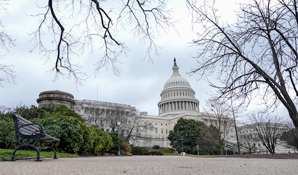 The US Capitol photographed on Tuesday, Feb. 13, 2024, in Washington. (AP)