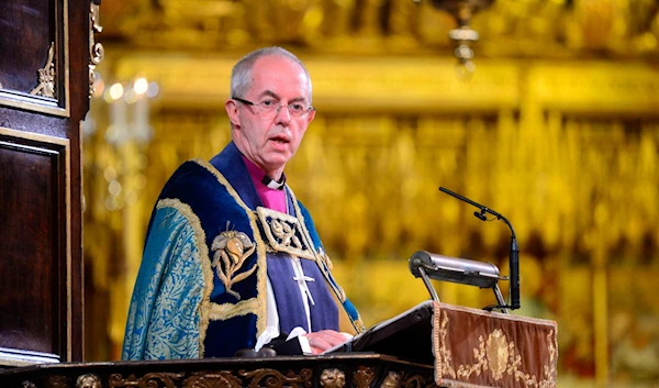 Archbishop of Canterbury Justin Welby in Westminster Abbey, London, November 11, 2018. (AP)