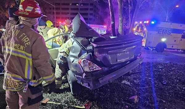 An image from a recent vehicle rescue that ATCEMSMedics and the Austin Fire Department responded to Wednesday, February 14, 2023 ( Austin-Travis County Emergency Medical Services via Facebook)