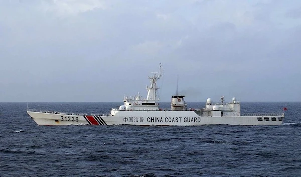 China Coast Guard vessel navigates South China Sea (AFP, APAN Coast Guard)