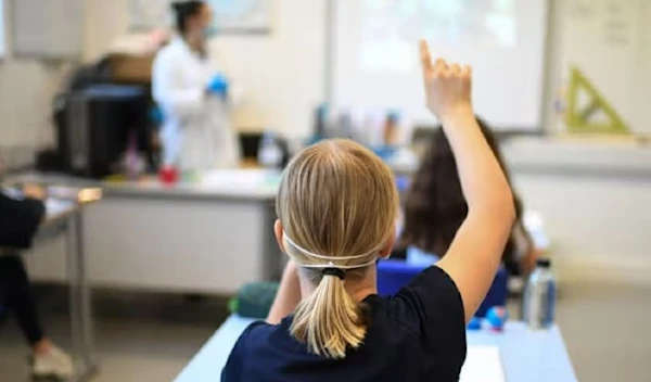 Illustrative: Children at a school in the UK (AFP via Getty Images)