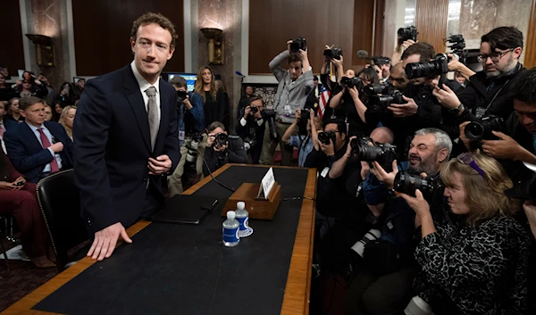 Meta CEO Mark Zuckerberg arrives to testify before a Senate Judiciary Committee hearing on Capitol Hill in Washington, Wednesday, Jan. 31, 2024, to discuss child safety(AP)