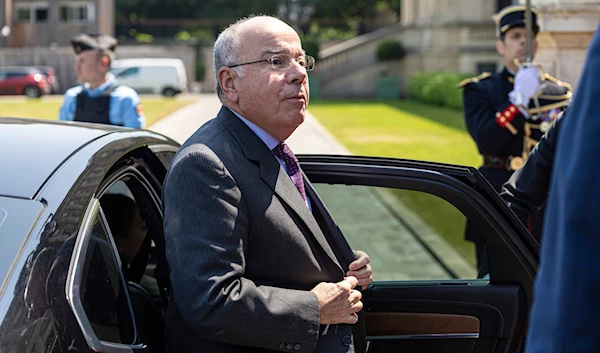 Brazilian Foreign Minister Mauro Vieira arrives to meet French Foreign and European Affairs Minister Catherine Colonna before their talks in Paris, on June 6, 2023. (AP)