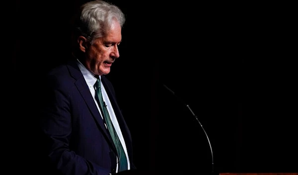 Central Intelligence Agency Director William Burns speaks during an event at the Georgia Institute of Technology on Thursday, April 14, 2022, in Atlanta. (AP Photo/Brynn Anderson)