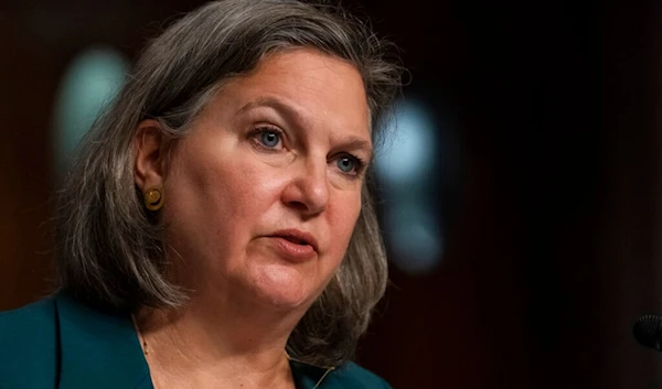 Under Secretary of State for Political Affairs Victoria Nuland speaks during a hearing of the Senate Foreign Relations to examine US-Russia policy, on Capitol Hill, Dec. 7, 2021, in Washington. (AP)