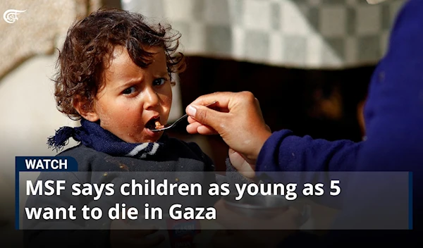 MSF says children as young as 5 want to die in Gaza