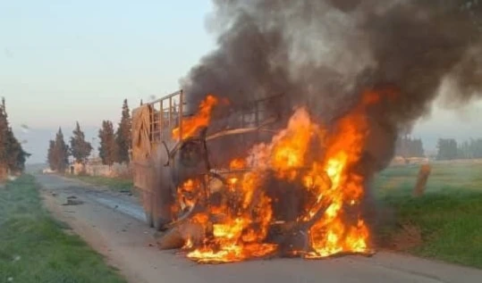 Israeli drone strikes truck in Syria's al-Qusayr near Lebanon border